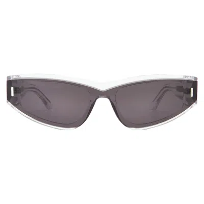 Calvin Klein Grey Irregular Unisex Sunglasses Ck24534s 970 54 In Gray
