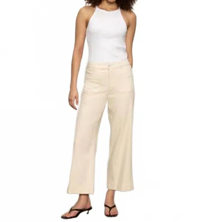 Sanctuary Soft Marine Wide Leg Standard Rise Crop Pants In Macrame In Multi
