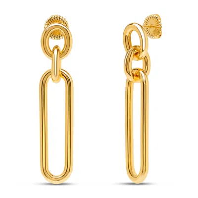 Martha Stewart Elegant Gold Dangle Earrings, 2 Inches In Gold