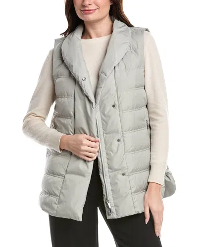 Lafayette 148 Reversible Vest In Gray