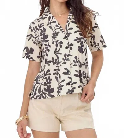 Greylin Aldo Vacation Shirt In Isla Botanical Print In Multi