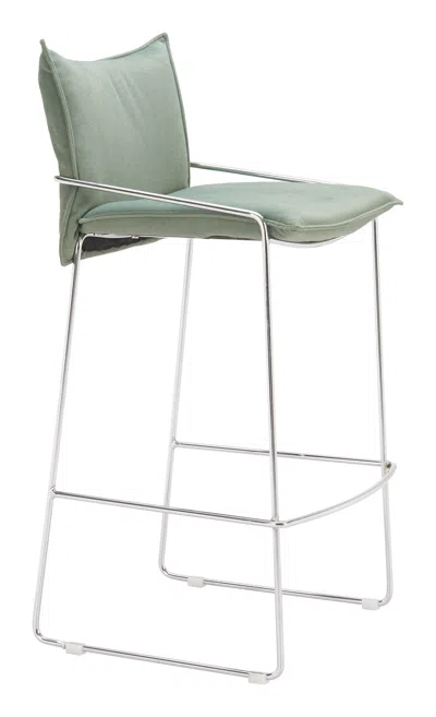 Hivvago Pola Barstool Green In Multi
