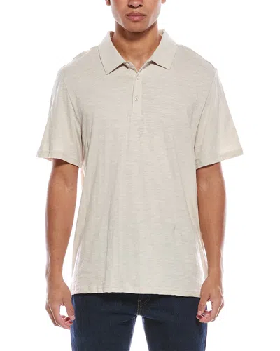 Onia Slub Polo Shirt In White