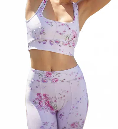 Loveshackfancy Pecan Bra In Magenta Glow In Multi