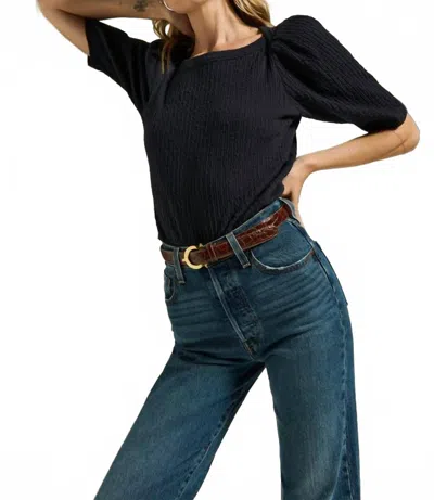 Nation Ltd Deana Envelope Tee Shirt In Navy Night Sky In Multi