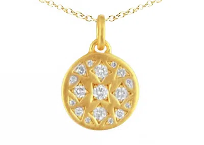 La Soula Jewelry Women's Alissa Mosaic Pendant Necklace In Gold In Gold