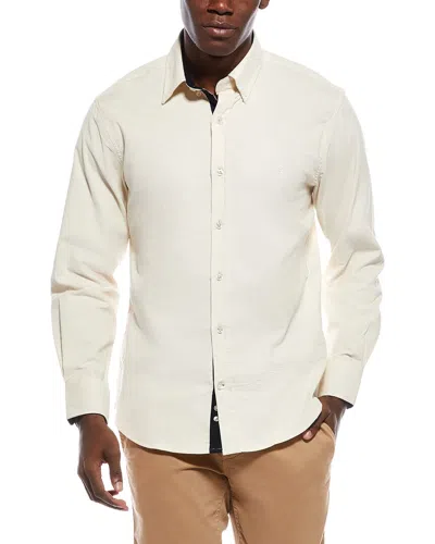 Tailorbyrd Corduroy Sport Shirt In White