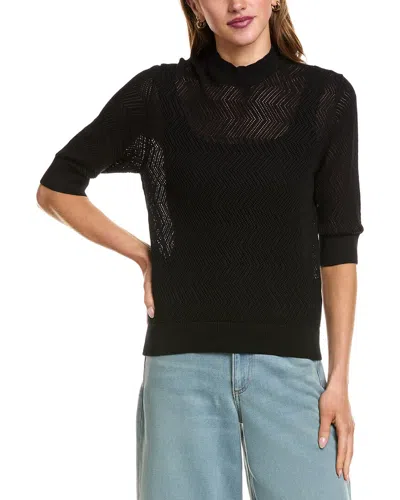Proenza Schouler White Label Nicolo Knit Sweater In Black