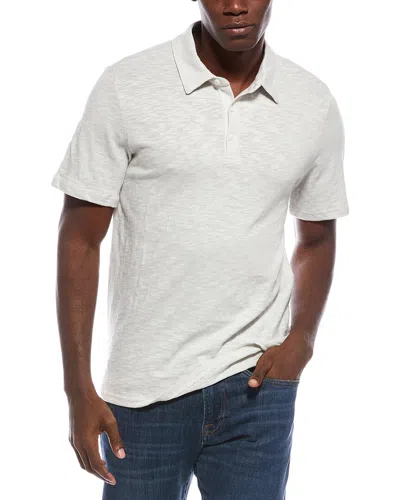 Onia Heavyweight Slub Polo Shirt In White
