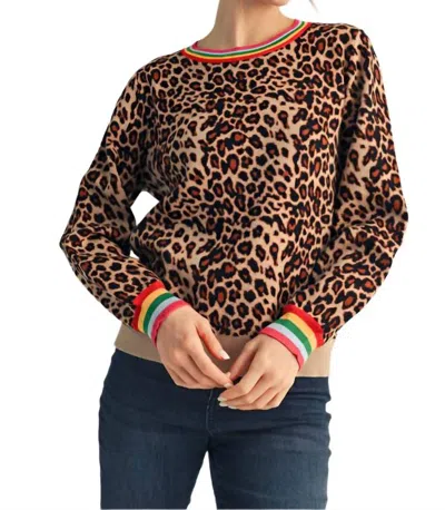 Jodifl Women's Wild Wonders Sweater In Multi In Brown