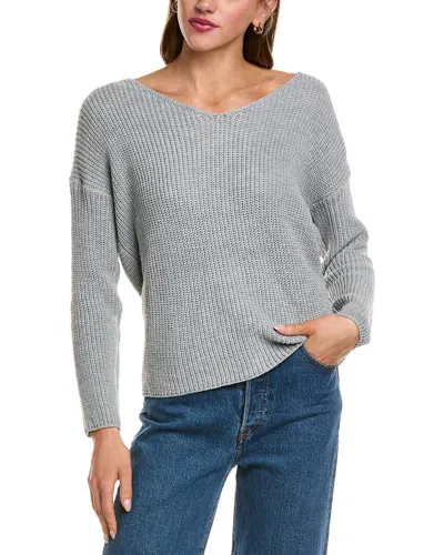 Jak V-neck Sweater In Gray