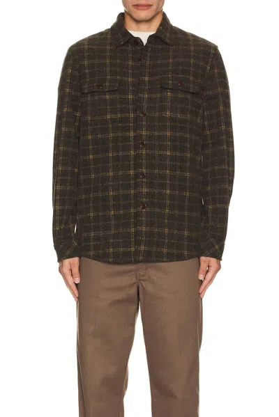 Rails Alder Shirt In Saffron Earth In Green