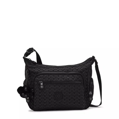 Kipling Gabbie Small Printed Crossbody Bag In Black