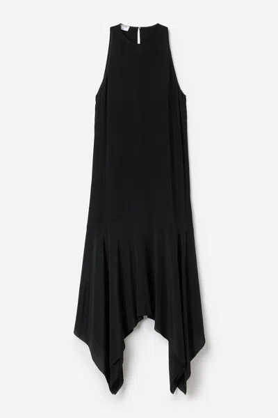 Filippa K Scarf Hem Dress In Black