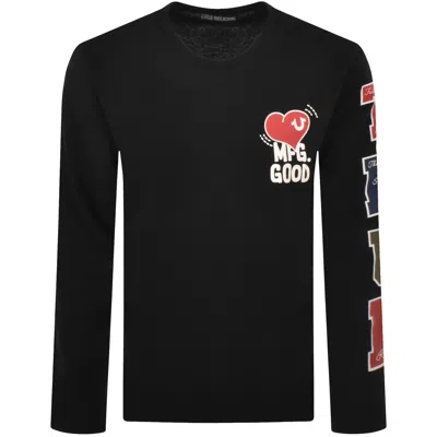 True Religion Love Mfg Good T Shirt Black In Black