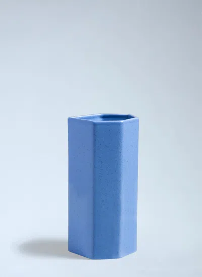 &k Amsterdam Brutal Vase In Blue