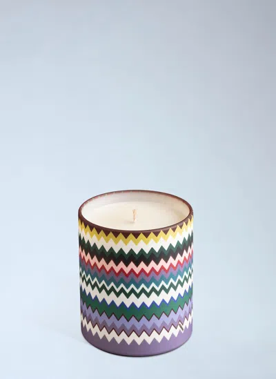 Missoni Micro Zigzag Candela Profumata Scented Candle In Multi