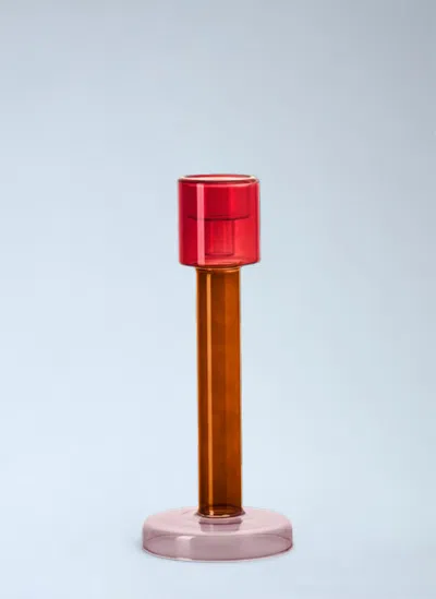 &k Amsterdam Large Bole Candleholder In Multi