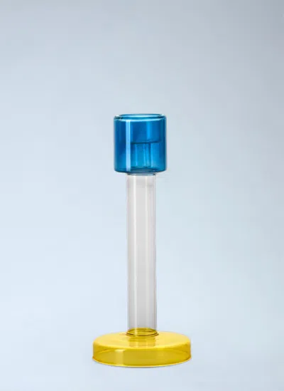 &k Amsterdam Large Bole Candleholder In Multi