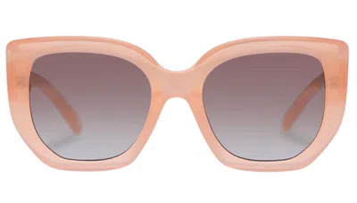 Le Specs Women's Euphoria Sunglasses In Mimosa Pink In Pink