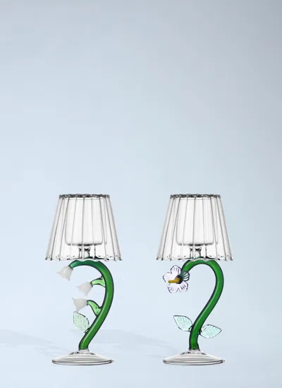 Ichendorf Milano Set Of Two Botanica Tealights In Multi