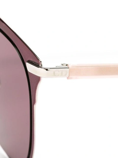 Shop Dior 'reflected Burgun' Sunglasses In Pink