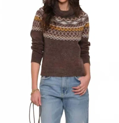 Heartloom Mason Cozy Knit Sweater In Mocha In Brown