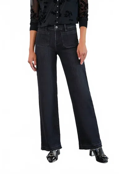 Fdj Christina Push Up Jeans In Black In Black