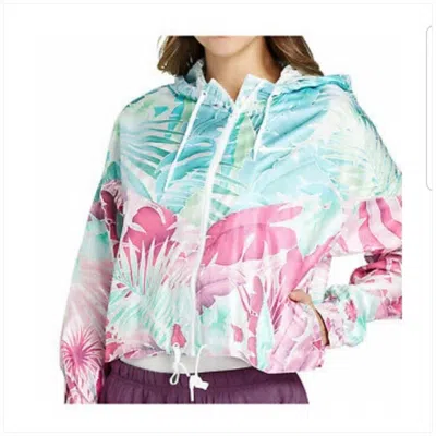 Nike Women's Windrunner Cropped Jacket In Multi Floral In Multi