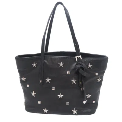 Pre-owned Jimmy Choo Leather Handbag () In Black
