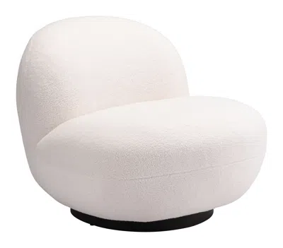 Hivvago Myanmar Accent Chair Cream In White