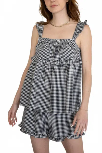 Things Between Women's Maida Top In Navy In Blue