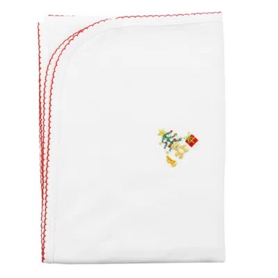 Baby Threads Tis The Season Baby Blanket In White In White