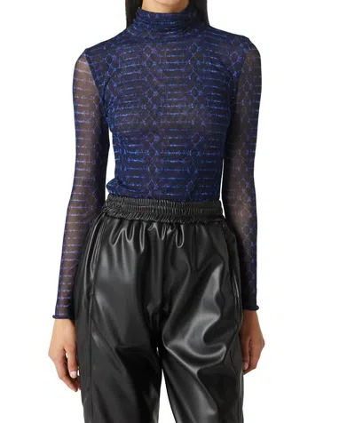 Misa Nadja Top In Midnight Shibori In Multi