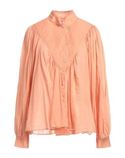 Forte Forte Forte_forte Woman Top Salmon Pink Size 2 Cotton, Silk In Pink