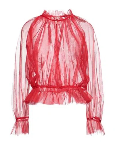 Forte Forte Forte_forte Woman Top Red Size 2 Polyamide In Red