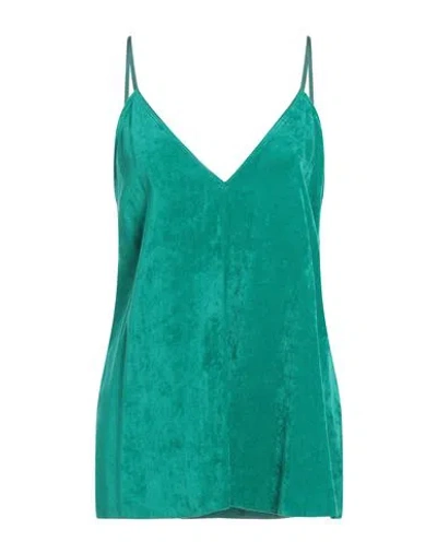 Forte Forte Forte_forte Woman Top Emerald Green Size 1 Viscose, Elastane In Green