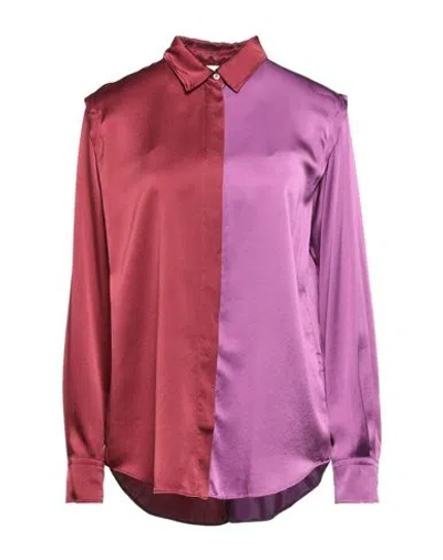 Forte Forte Forte_forte Woman Shirt Burgundy Size 2 Silk In Red