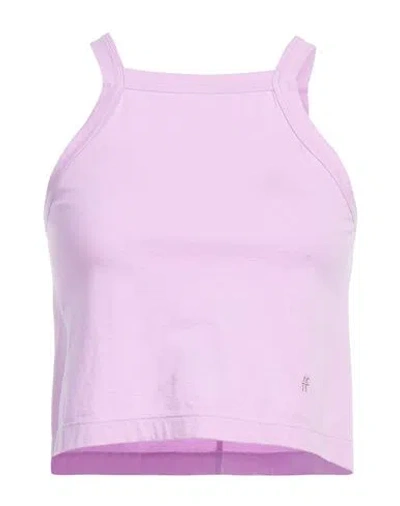 Forte Forte Forte_forte Woman Top Lilac Size 1 Cotton In Purple