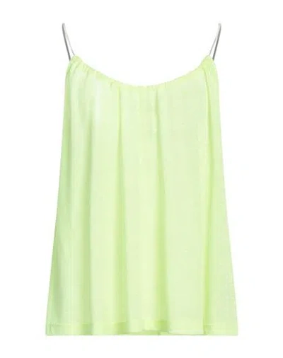 Forte Forte Forte_forte Woman Top Yellow Size 2 Linen, Viscose, Polyester, Polyamide In Green