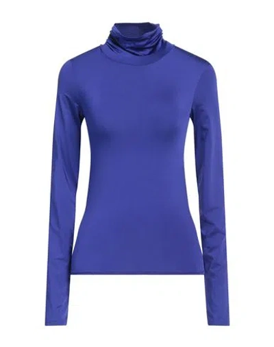 Forte Forte Forte_forte Woman T-shirt Bright Blue Size 1 Polyamide, Elastane In Blue