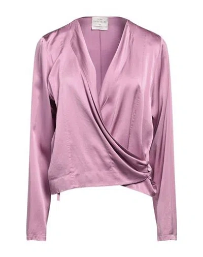 Forte Forte Forte_forte Woman Top Mauve Size 3 Silk In Purple