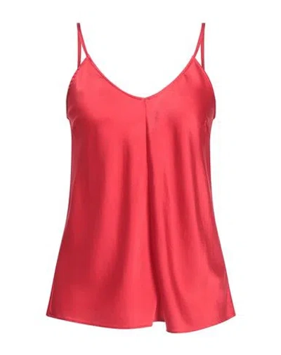 Forte Forte Forte_forte Woman Top Red Size 3 Silk, Elastane In Red