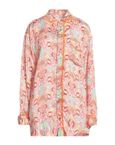 Forte Forte Forte_forte Woman Shirt Fuchsia Size 3 Viscose, Cupro In Multi