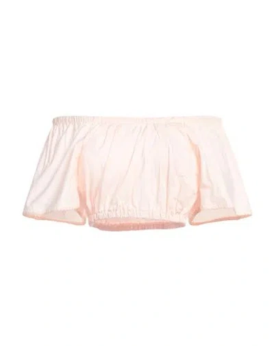 Forte Forte Forte_forte Woman Top Light Pink Size 3 Cotton In Pink