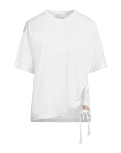 Forte Forte Forte_forte Woman T-shirt White Size 3 Cotton In Multi
