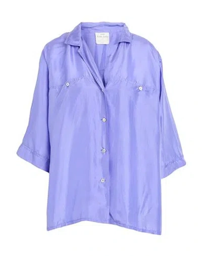 Forte Forte Forte_forte Woman Shirt Lilac Size 3 Silk In Purple