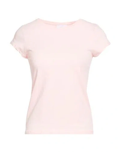 Alpha Studio Woman T-shirt Pink Size 12 Cotton, Elastane In Pink