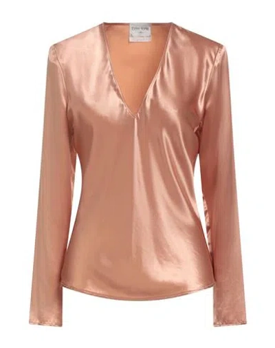 Forte Forte Forte_forte Woman Top Apricot Size 1 Acetate, Viscose In Multi