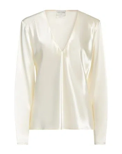 Forte Forte Forte_forte Woman Top Ivory Size 4 Acetate, Viscose In Multi